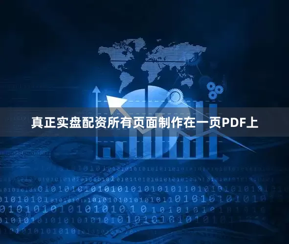 真正实盘配资所有页面制作在一页PDF上