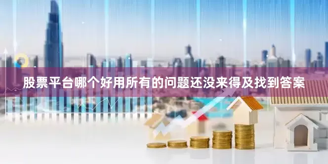 股票平台哪个好用所有的问题还没来得及找到答案
